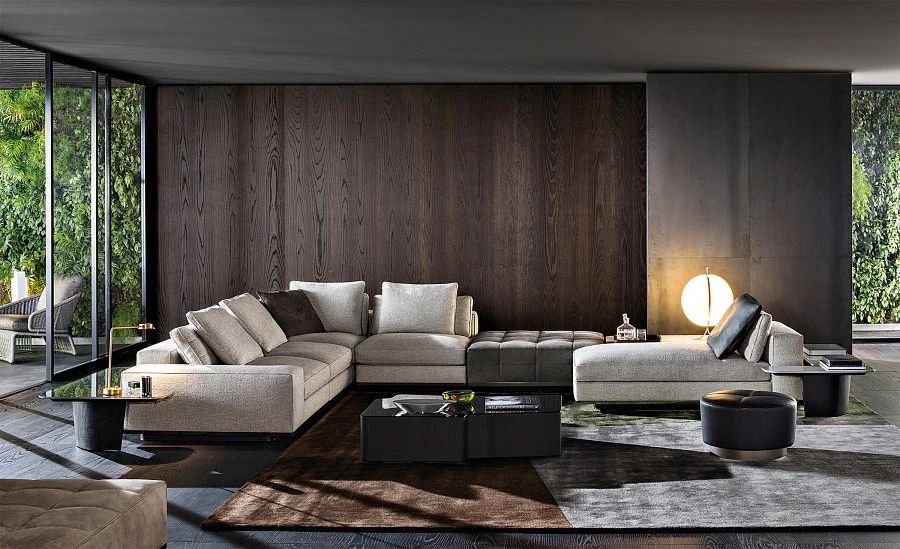 Диван Lawrence, дизайн Minotti