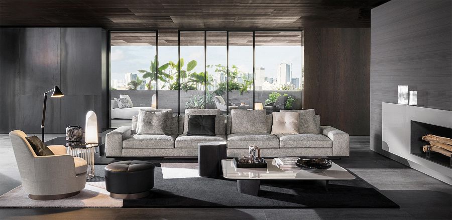 Диван Lawrence, дизайн Minotti