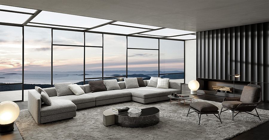 Диван Granville, дизайн Minotti