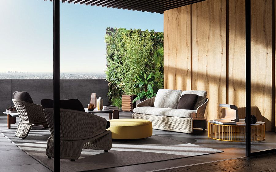 Диван Halley Outdoor, дизайн Minotti