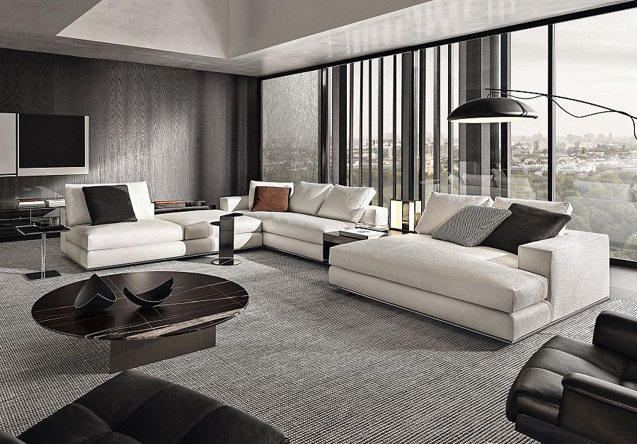 Диван Hamilton, дизайн Minotti
