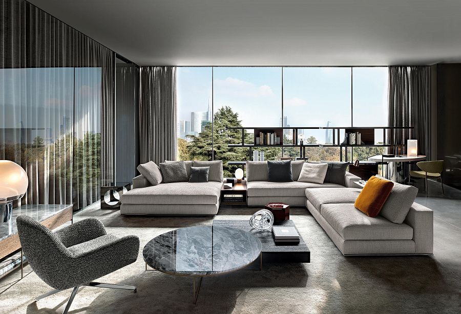 Диван Hamilton, дизайн Minotti