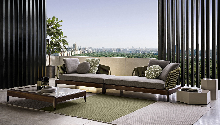 Диван Indiana, дизайн Minotti