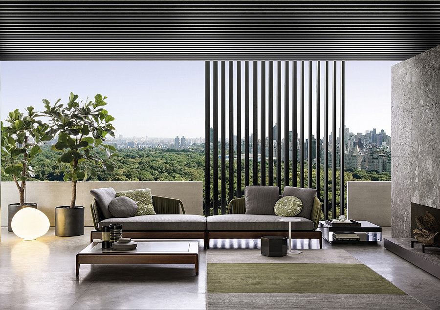 Диван Indiana, дизайн Minotti