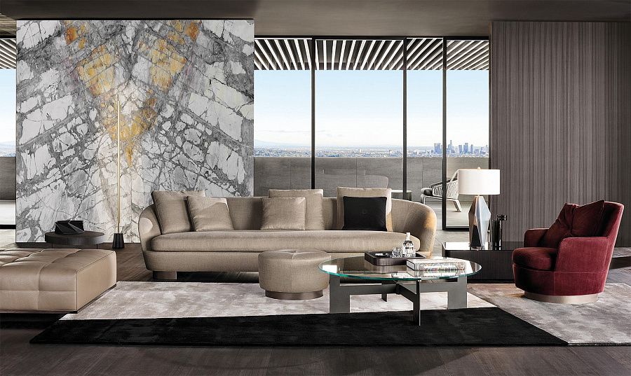Диван Jacques, дизайн Minotti