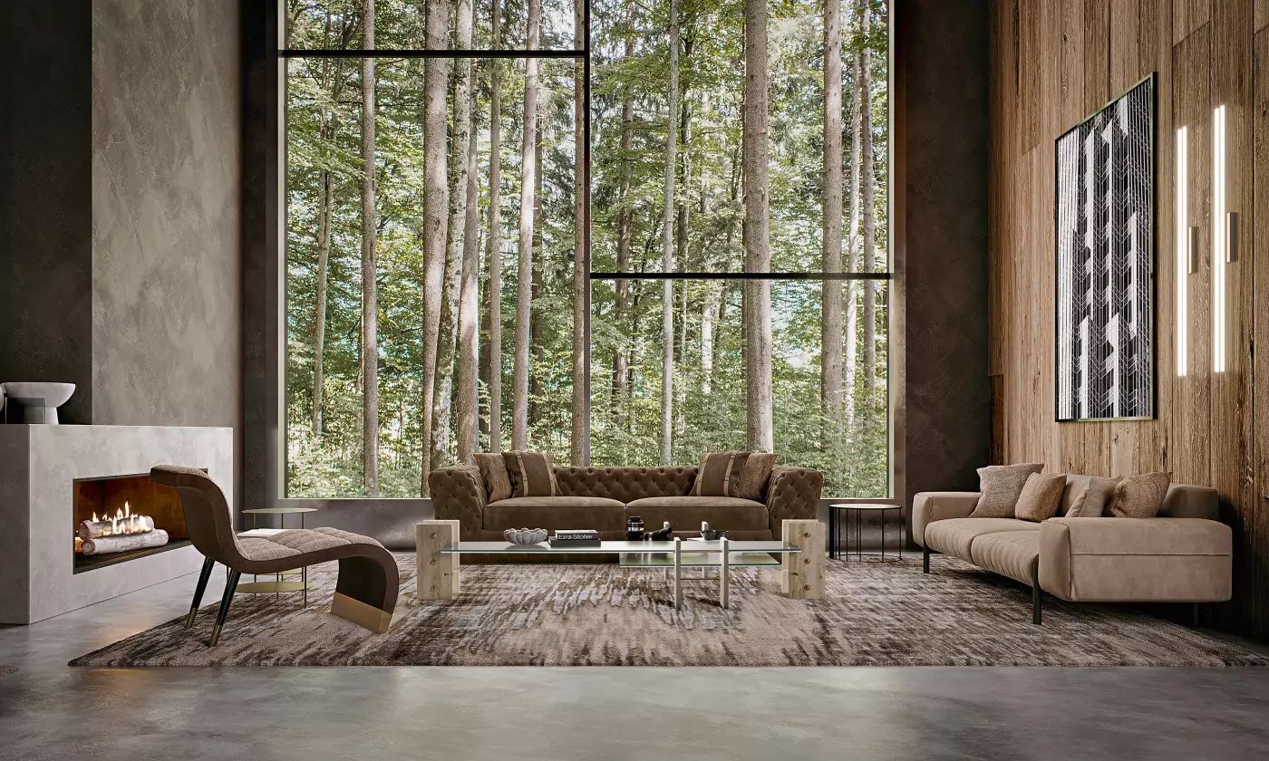 Диван KING'S CROSS, дизайн Gianfranco Ferré Home