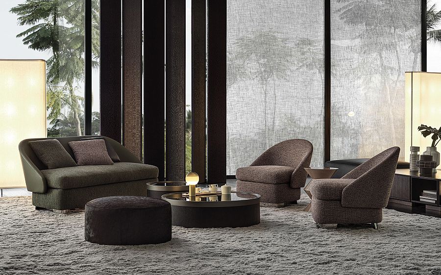 Диван Lawson small, дизайн Minotti