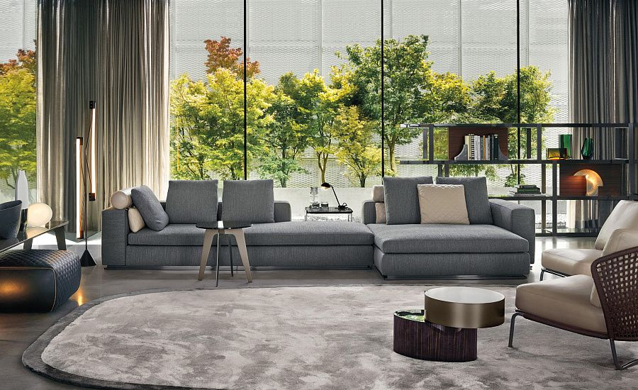 Диван Leonard, дизайн Minotti