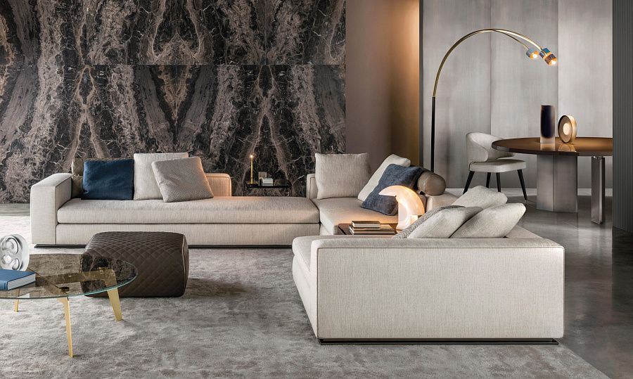 Диван Leonard, дизайн Minotti