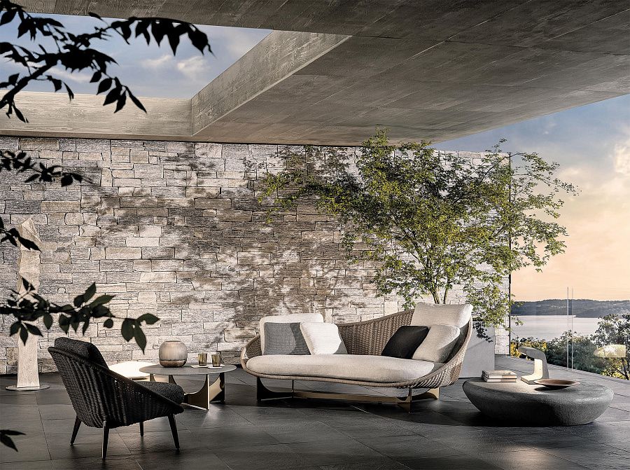Диван Lido Cord Outdoor, дизайн Minotti