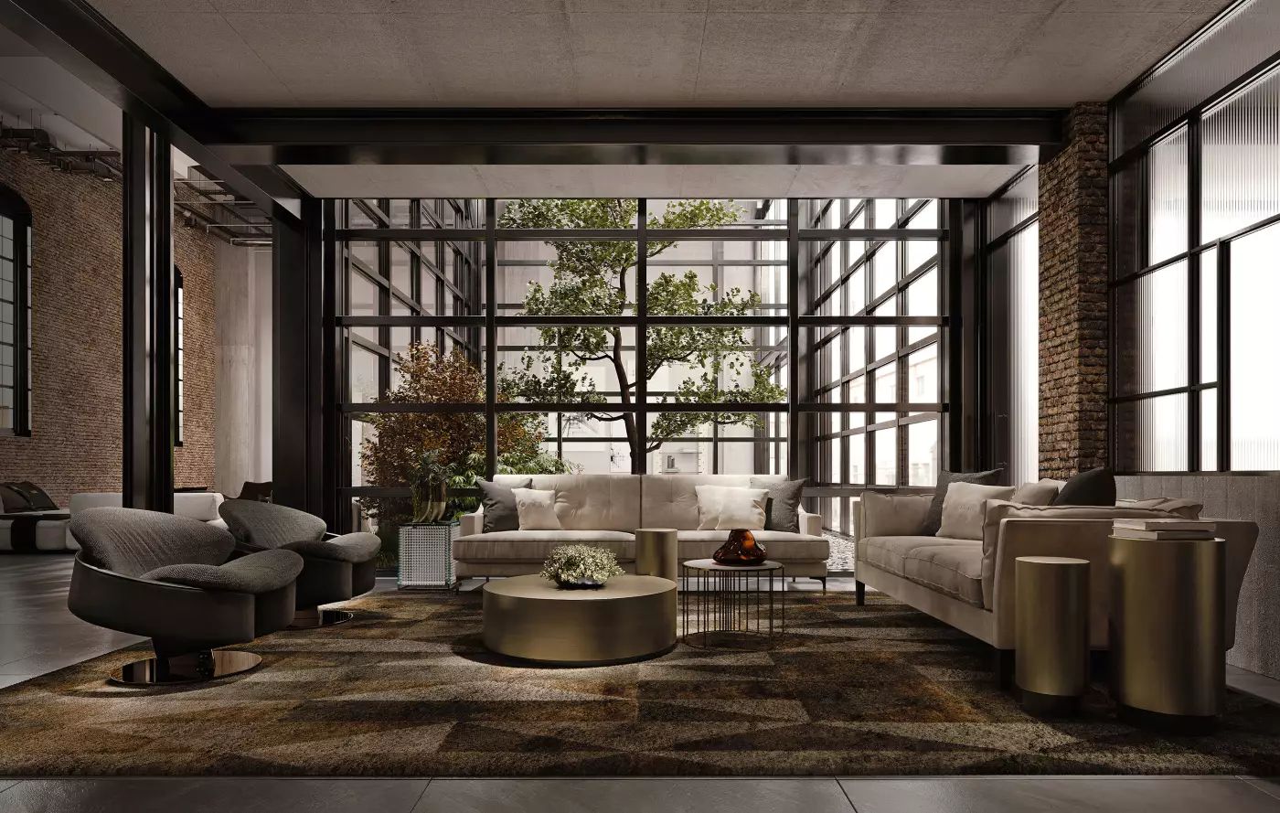 Диван LOFT, дизайн Gianfranco Ferré Home
