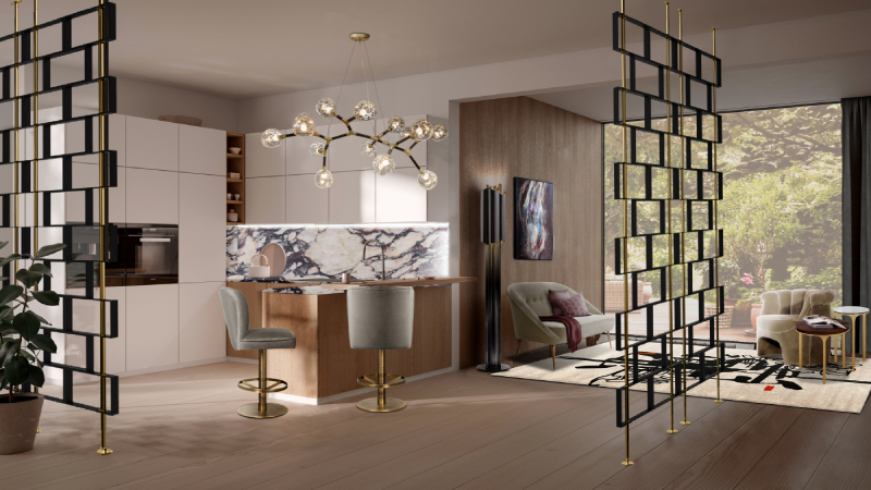 Диван MALAY 2 seat BRABBU, дизайн Boca do Lobo