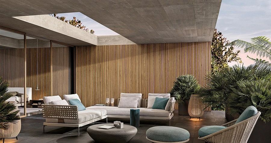 Диван Patio, дизайн Minotti
