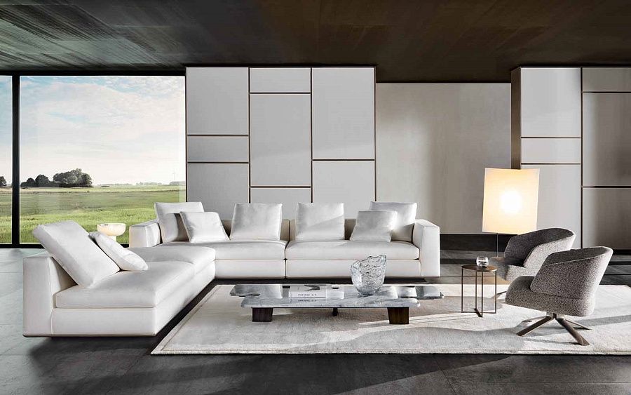 Диван Powell, дизайн Minotti