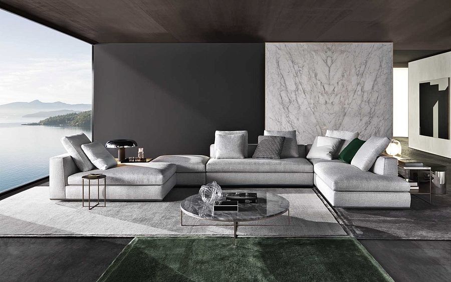 Диван Powell, дизайн Minotti