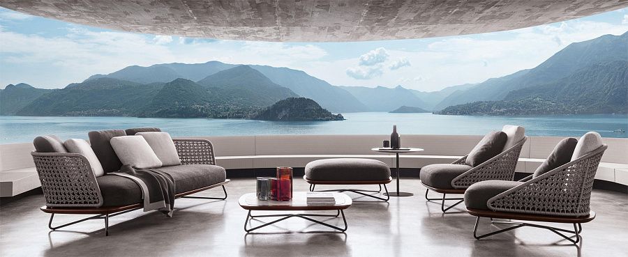 Диван Rivera, дизайн Minotti