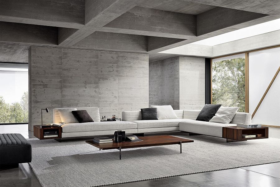 Диван Roger, дизайн Minotti
