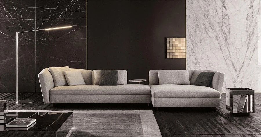 Диван Seymour, дизайн Minotti