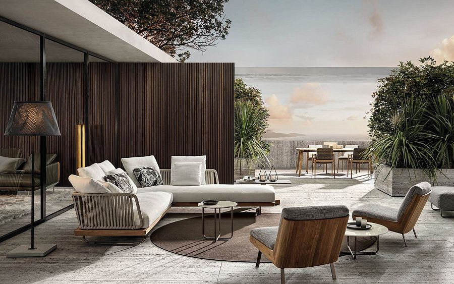 Диван Sunray, дизайн Minotti