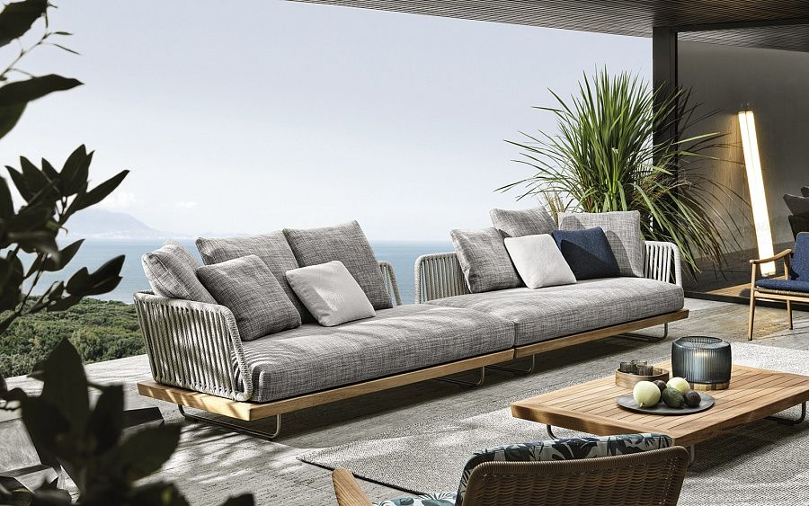 Диван Sunray, дизайн Minotti