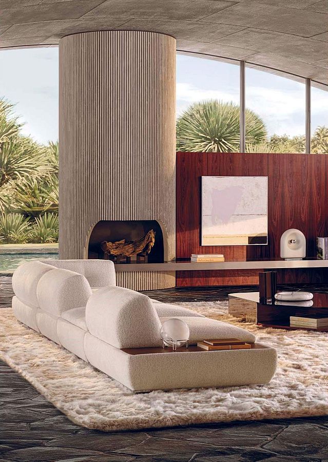 Диван Supermoon, дизайн Minotti