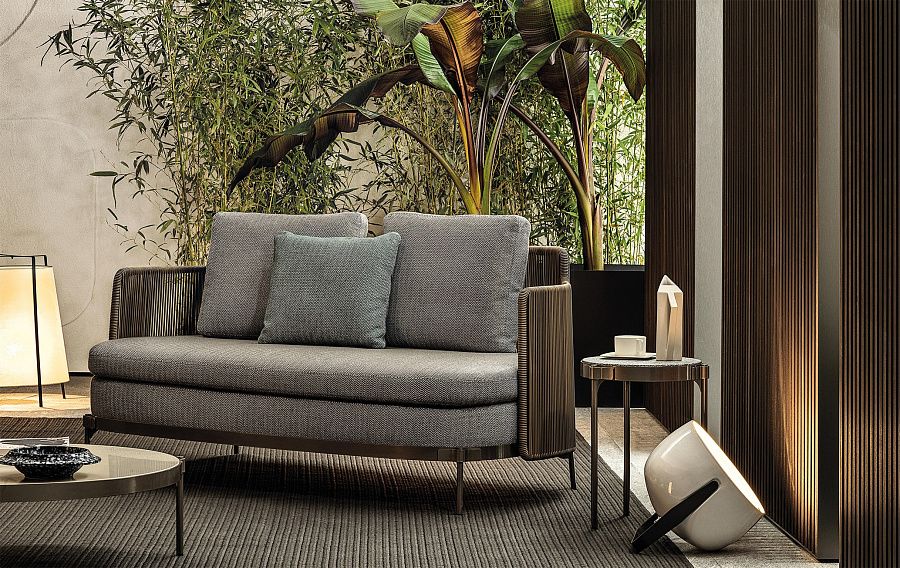 Диван Tape Cord Outdoor, дизайн Minotti