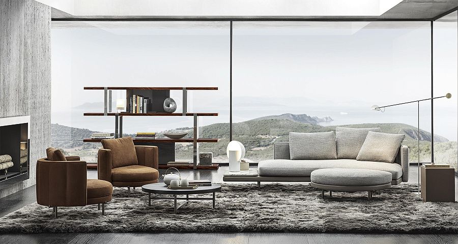 Диван Torii, дизайн Minotti