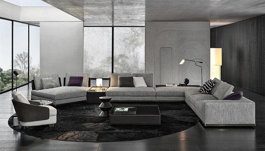 Диван West, дизайн Minotti