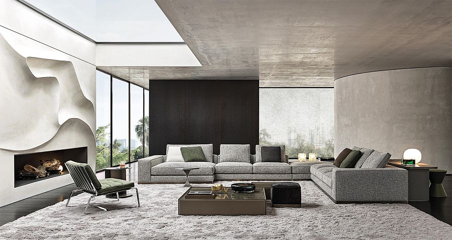 Диван West, дизайн Minotti