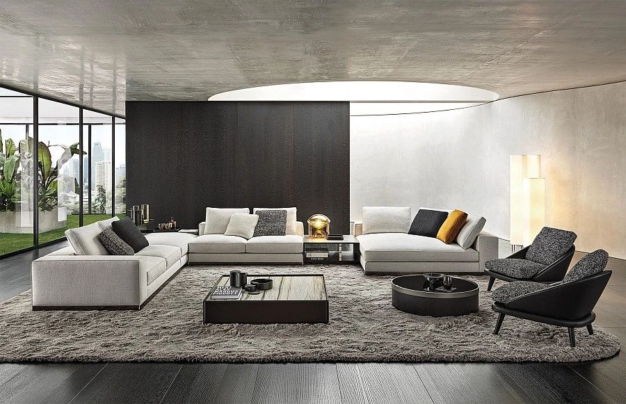 Диван West, дизайн Minotti