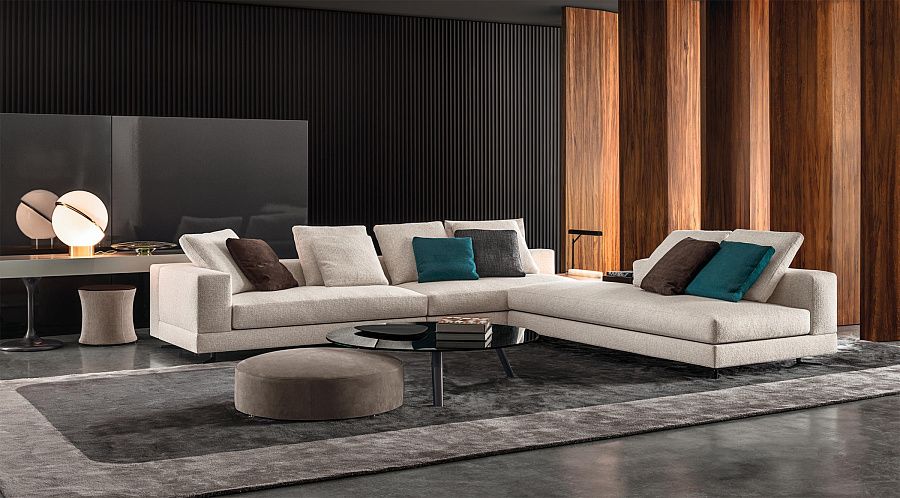 Диван White, дизайн Minotti