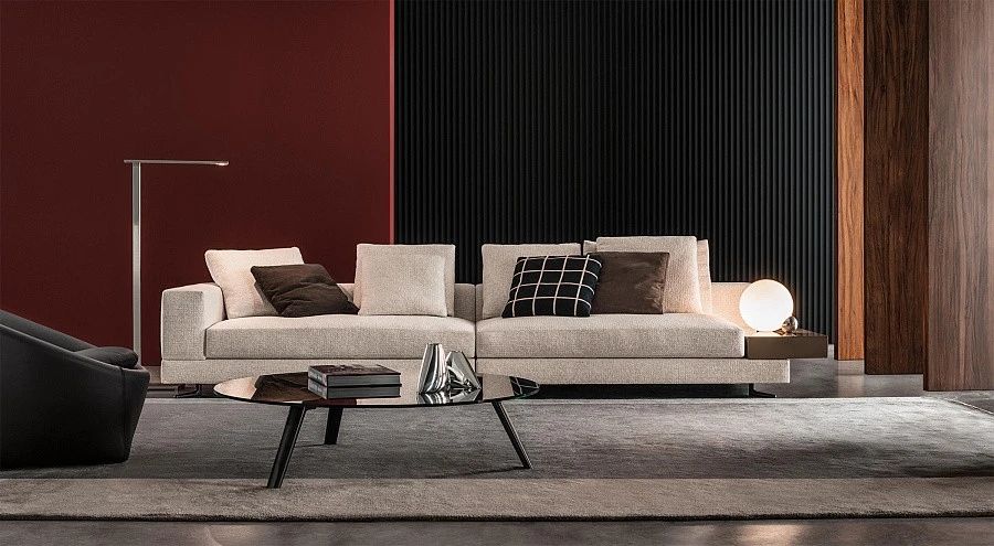 Диван White, дизайн Minotti