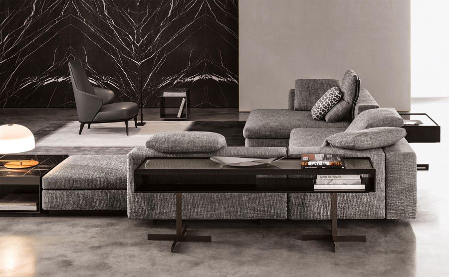 Диван Yang, дизайн Minotti