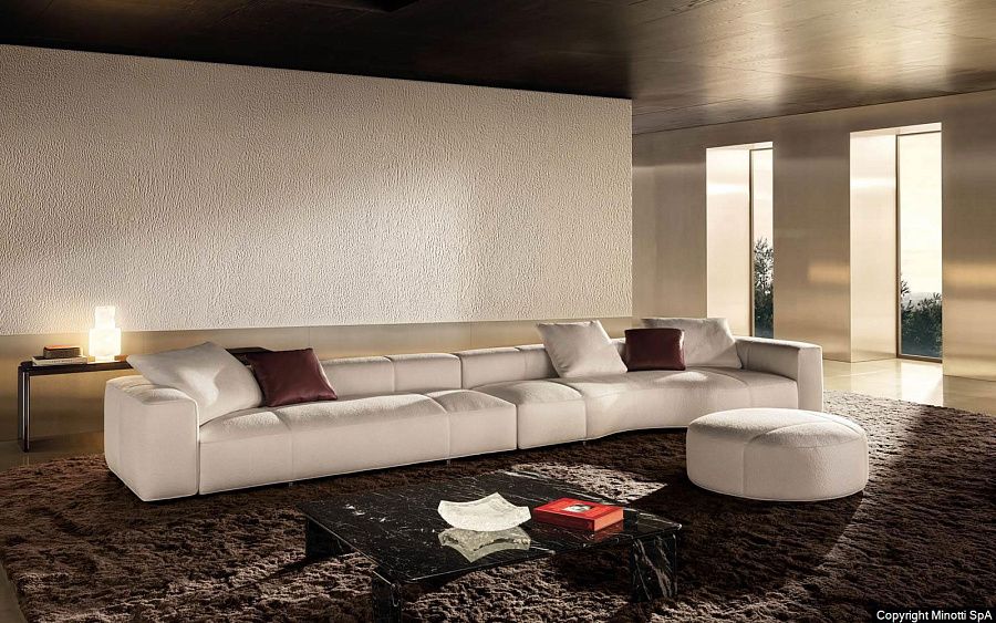 Диван Yves, дизайн Minotti