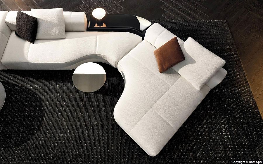 Диван Yves, дизайн Minotti