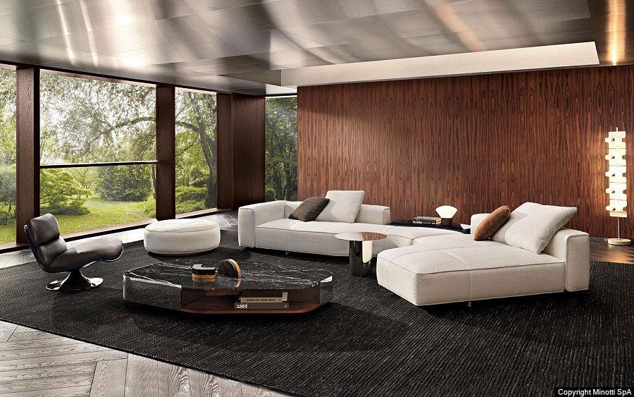 Диван Yves, дизайн Minotti