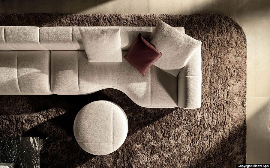 Диван Yves, дизайн Minotti