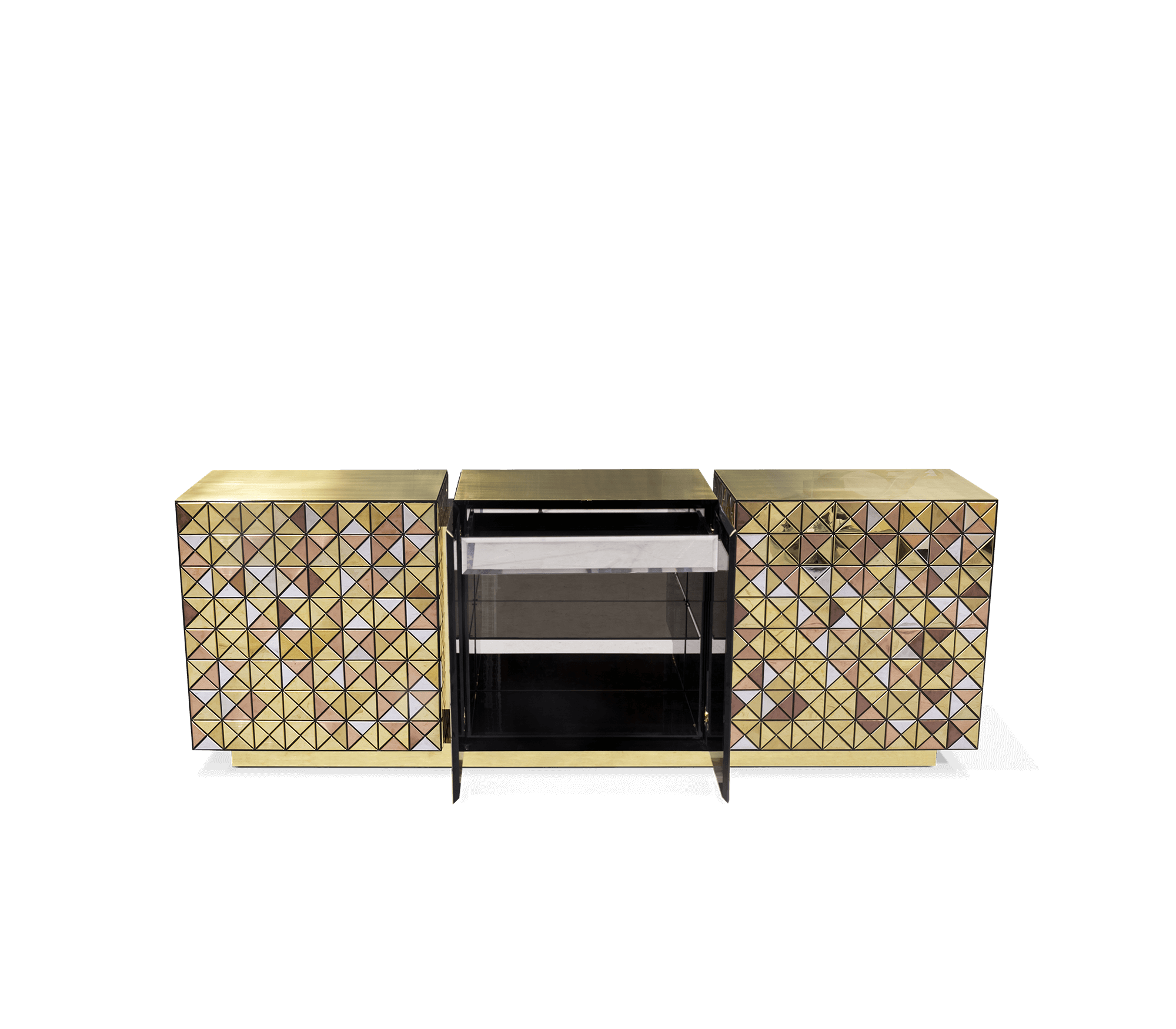 Комод PIXEL ANODIZED SIDEBOARD, дизайн Boca do Lobo