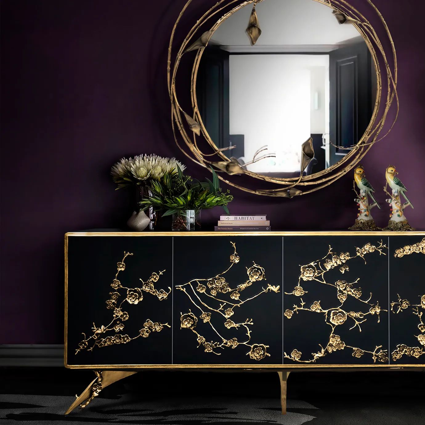 Комод Spellbound Peacock от KOKET, дизайн Boca do Lobo