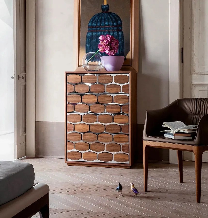 Комод высокий Honey Night, дизайн фабрики Tonin Casa