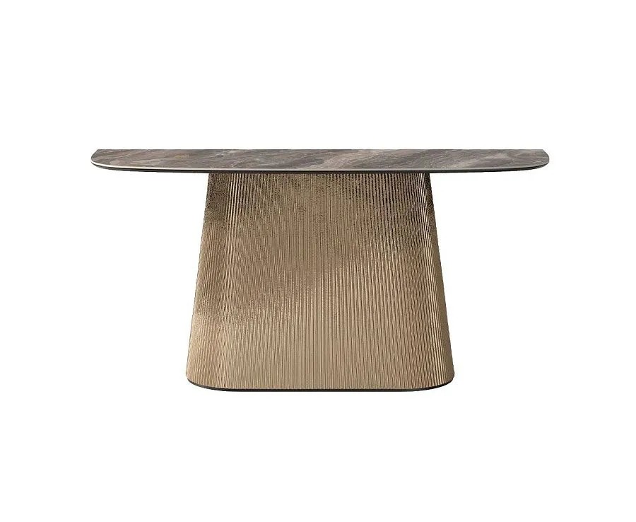 Консоль Adone Plisse, Plisse Silk Wood, дизайн фабрики Tonin Casa