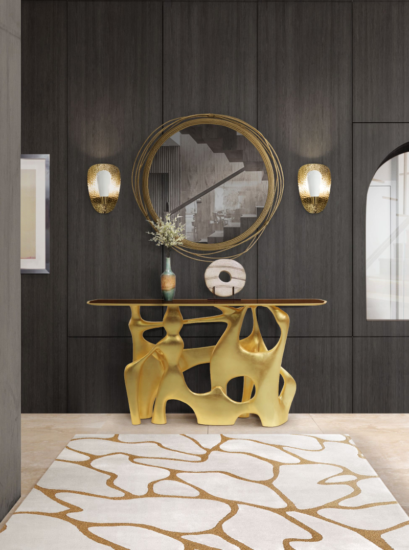 Консоль Bastei от BRABBU, дизайн Boca do Lobo