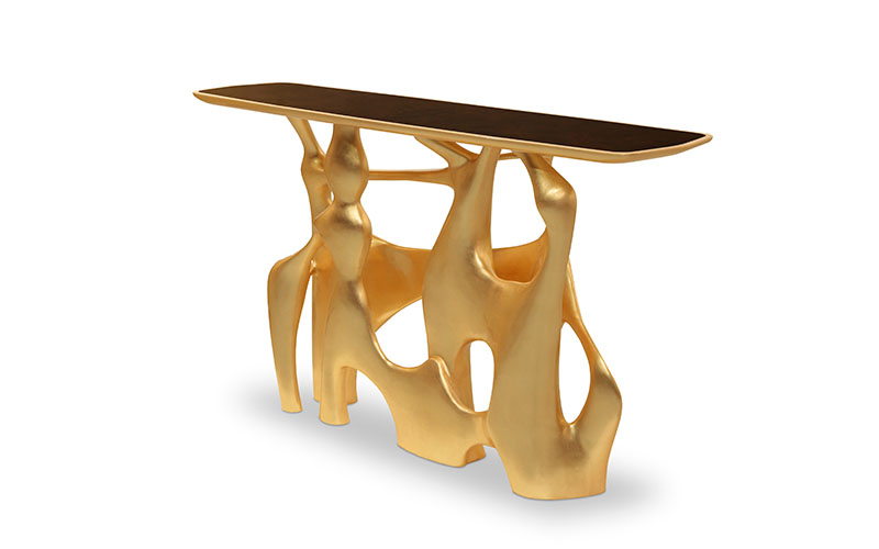 Консоль Bastei от BRABBU, дизайн Boca do Lobo