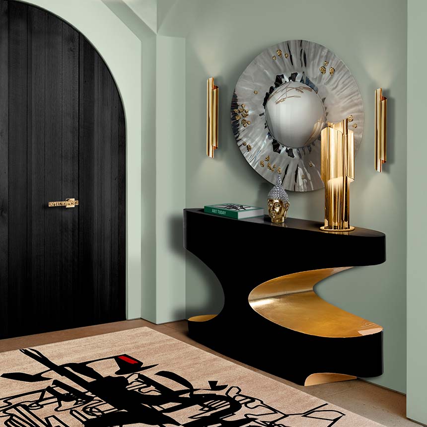 Консоль BRYCE I от BRABBU, дизайн Boca do Lobo