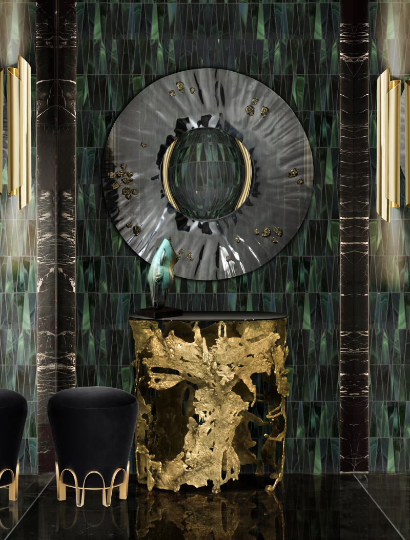 Консоль CAY от BRABBU, дизайн Boca do Lobo