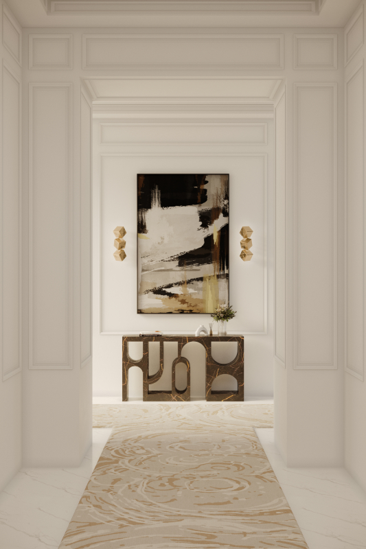 Консоль COLOSSEUM II от BRABBU, дизайн Boca do Lobo