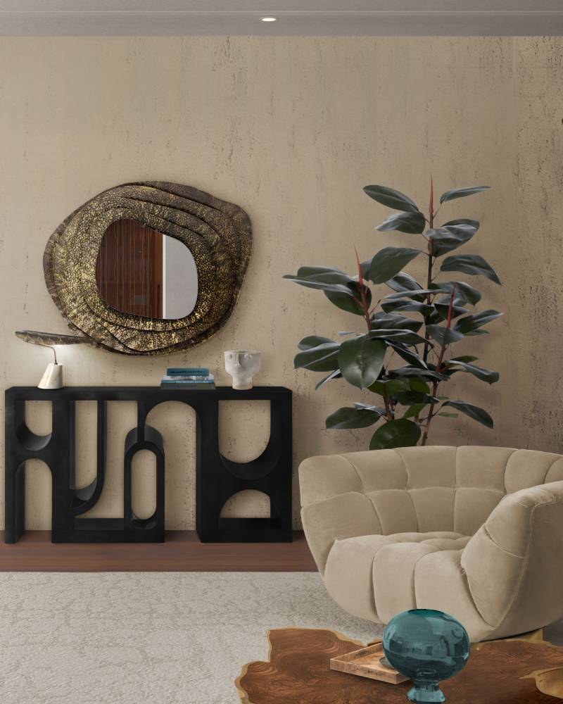 Консоль COLOSSEUM от BRABBU, дизайн Boca do Lobo