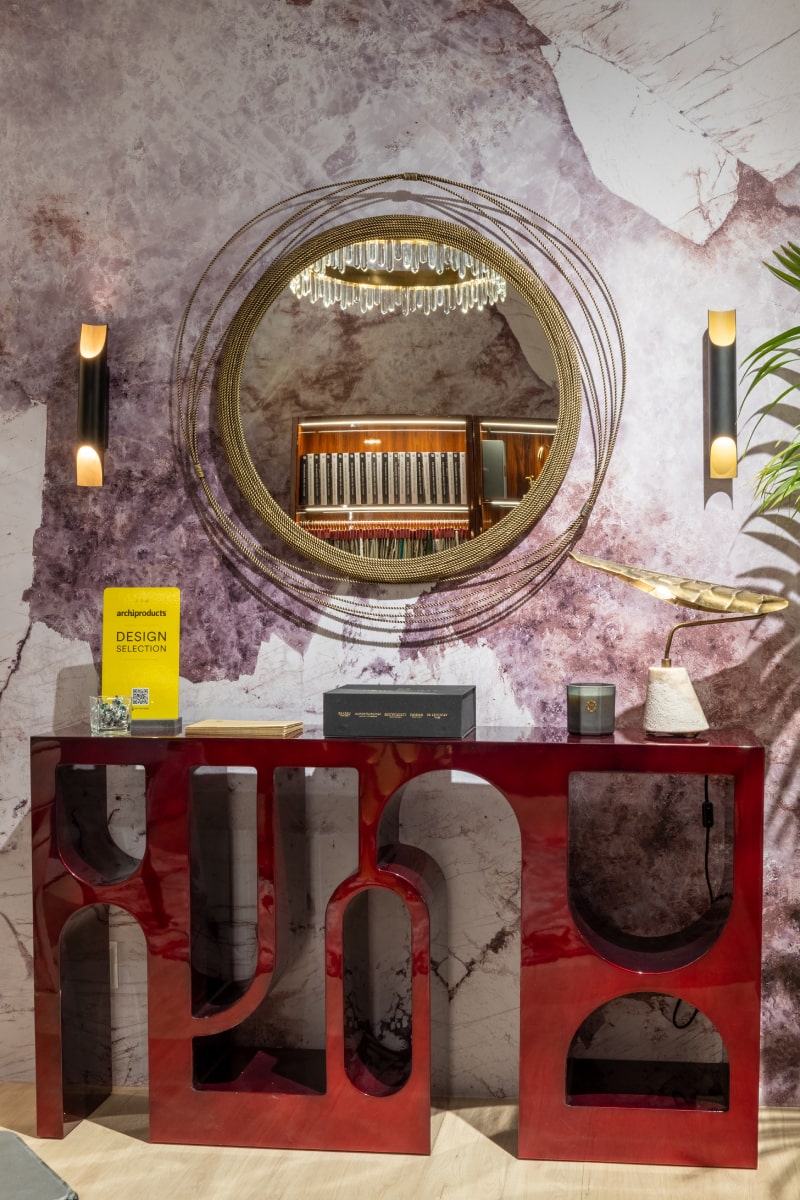 Консоль COLOSSEUM от BRABBU, дизайн Boca do Lobo