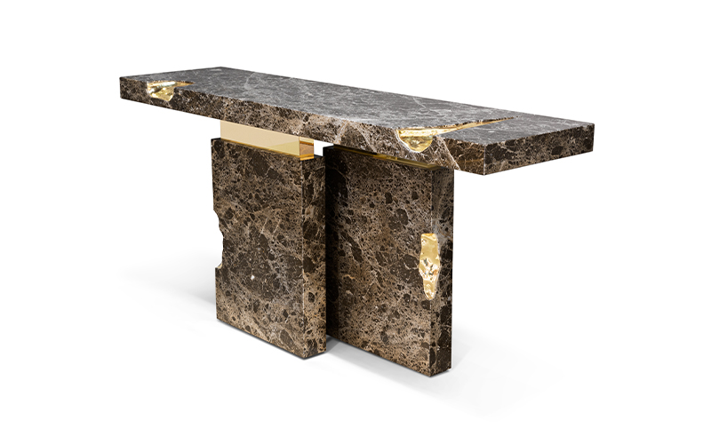 Консоль EMPIRE II от BRABBU, дизайн Boca do Lobo