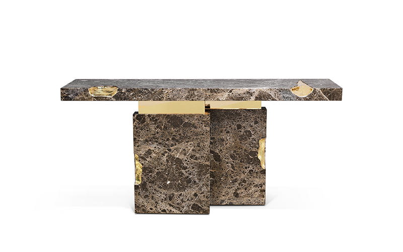 Консоль EMPIRE II от BRABBU, дизайн Boca do Lobo